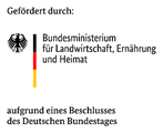 Gefördert durch Bundesministerium für Landwirtschaft, Ernährung und Heimat aufgrund eines Beschlusses des Deutschen Bundestages